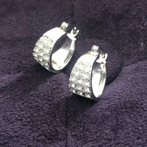 Touchstone Crystal Huggie earrings.